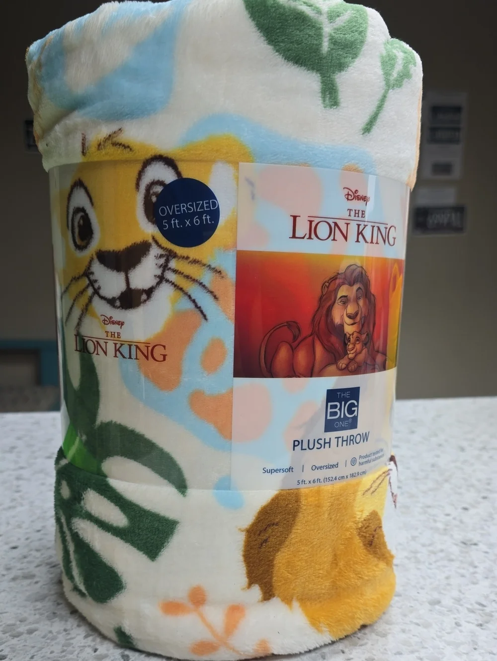 Disney Lion King Plush Throw Blanket